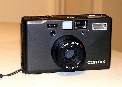 Contax T3, finition titane noir
