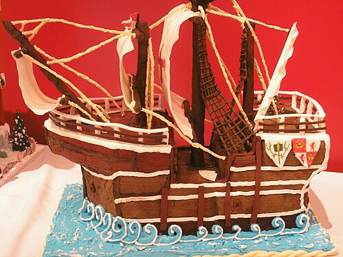 Bateau en pain d'épices