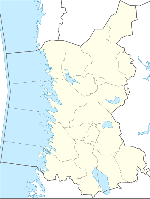 Villes et municipalités de Satakunta.