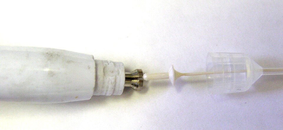 Le mandrin qui servira à déplacer le piston