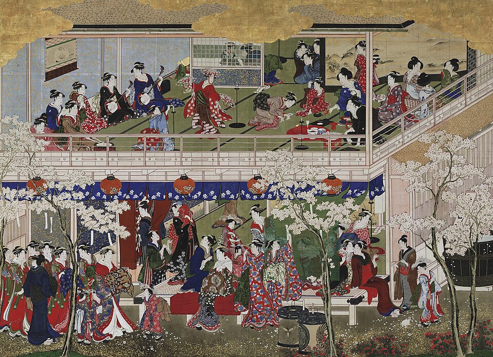 Yoshiwara no HanaUtamaro, v. 1788-1791