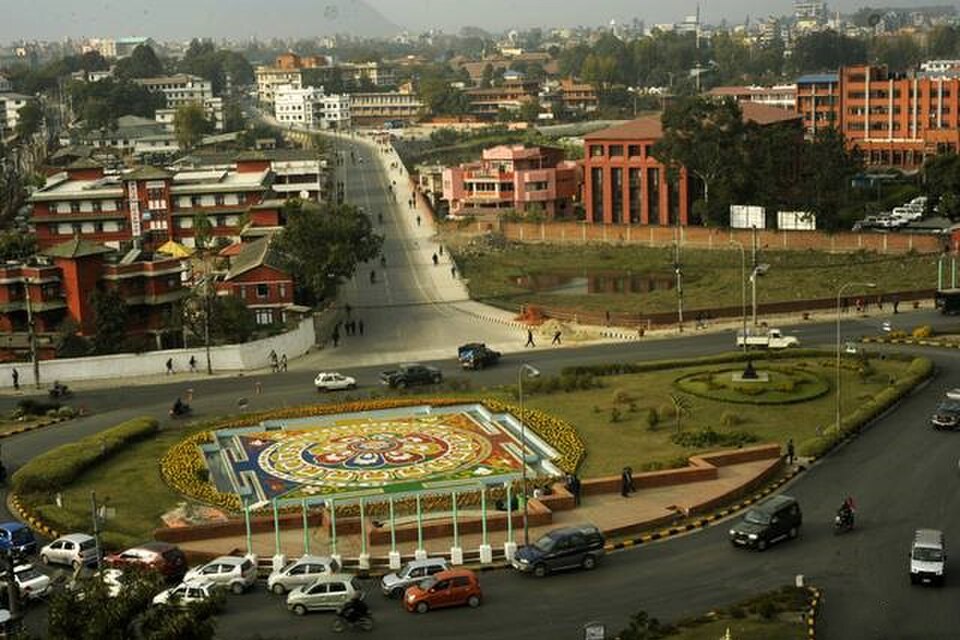 Mandala à Maitighar, Katmandou, Népal