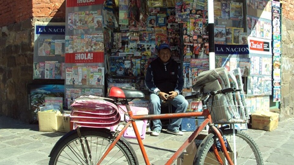 Kiosque à journaux du coin à Salta