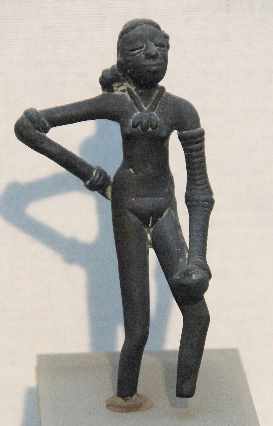 The "Dancing Girl" of Mohenjo-daro, 3rd or 2nd millennium BCE