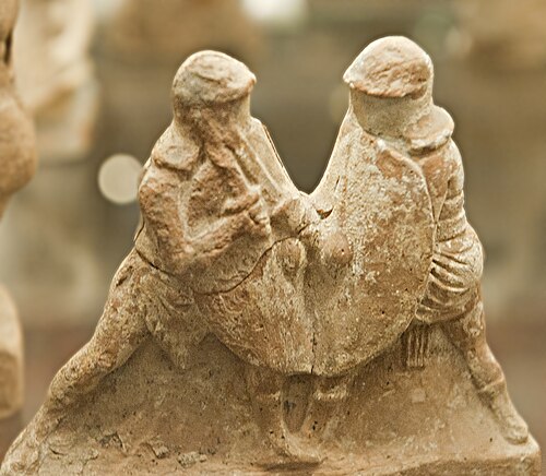 Musée Muğla Gladiateurs en petite céramique