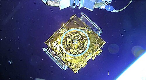 Le satellite relais Queqiao se sépare du lanceur lors de son voyage vers la Lune