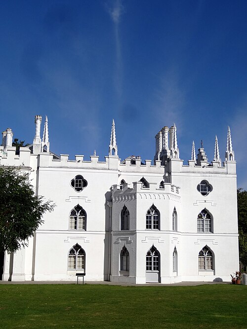 Strawberry Hill House, résidence d'Horace Walpole (à partir de 1749)