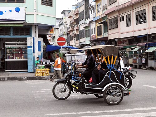Bentor dans le nord de Sumatra