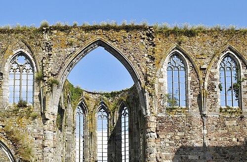 Ruine de l'abbaye d'Aulne en Belgique (1214-1247)