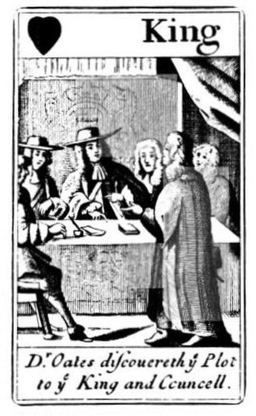 Titus Oates dévoile le complot supposé