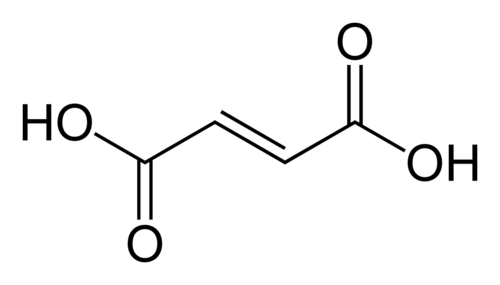 Acide fumarique, isomère avec l'acide maléique