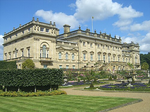 Harewood House, qui représentait Pemberley dans Lost in Austen