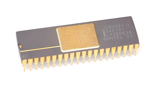 Version 6 MHz du processeur Intel 80287