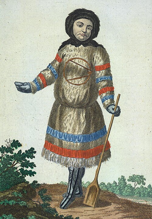 Samoyède en 1781 par Johann Gottlieb Georgi