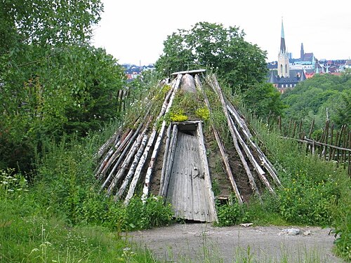Une hutte Sami