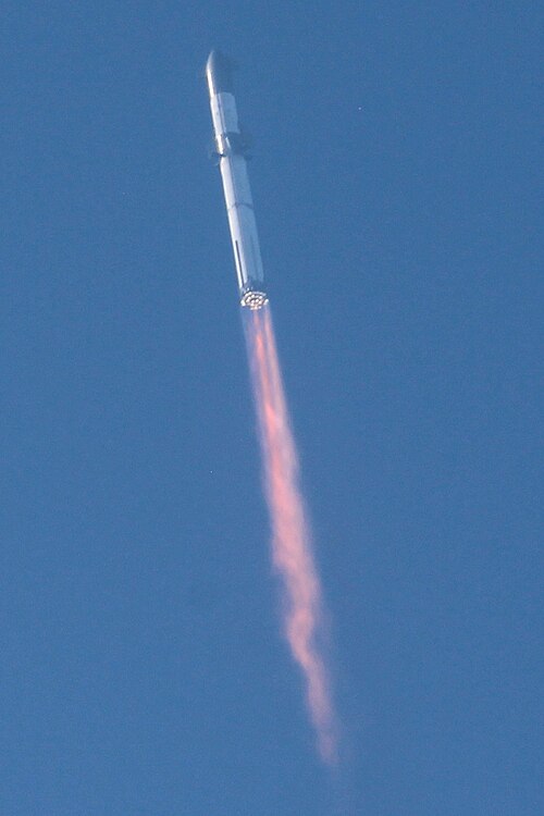 Booster 7 et Ship 24 en vol