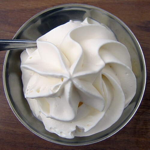 Crème fouettée