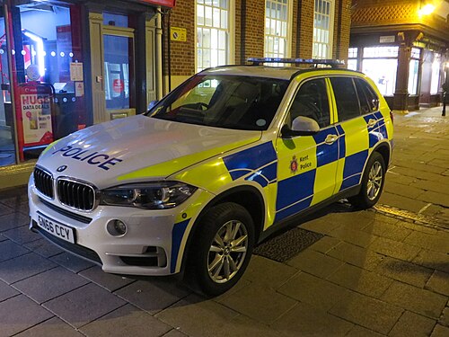 BMW X5 de la police du Kent