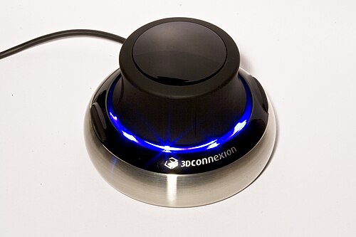 Une souris 3D moderne à six degrés de liberté (6 DOF) (2007)