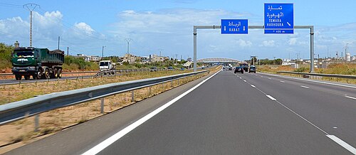 La première autoroute du Maroc - A1 Casablanca–Rabat