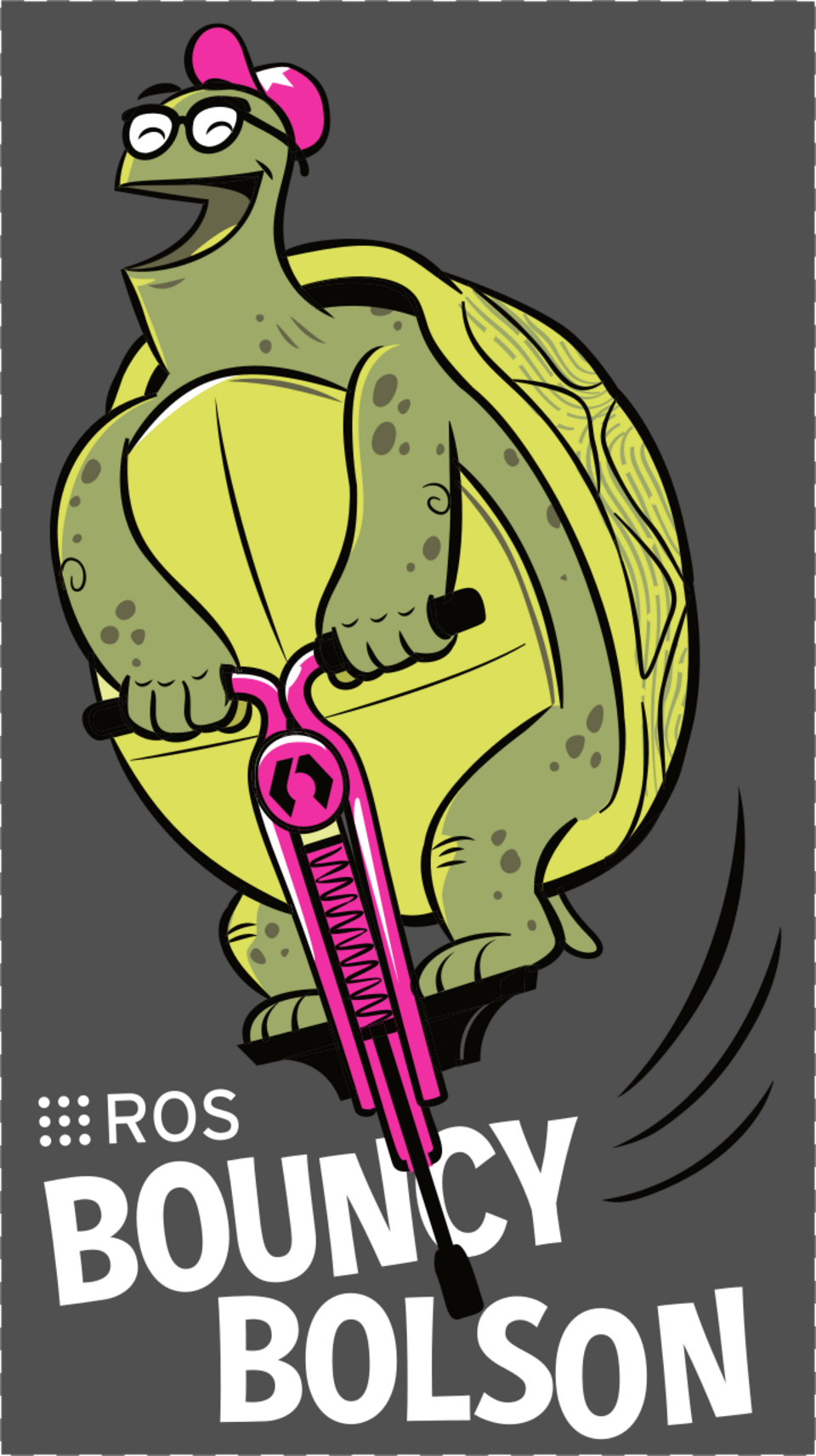 L'affiche de sortie ROS 2 Bouncy Bolson.