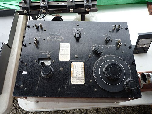 Image du pont capacitif General Radio Type 716-C