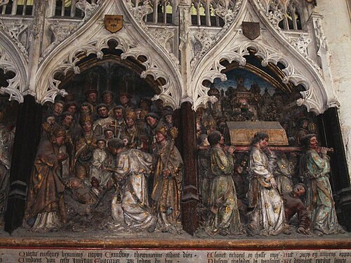 Le corps de saint Firmin est exhumé et transféré à sa dernière demeure.