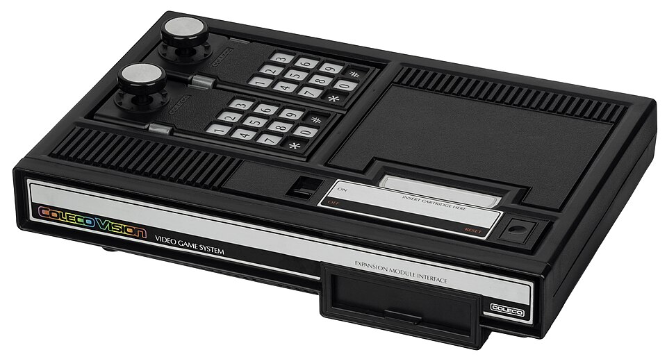 Le système de jeu vidéo ColecoVision.