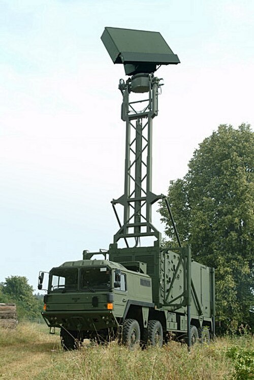 Radar mobile terrestre (TRML-3D Air Surveillance Radar)
