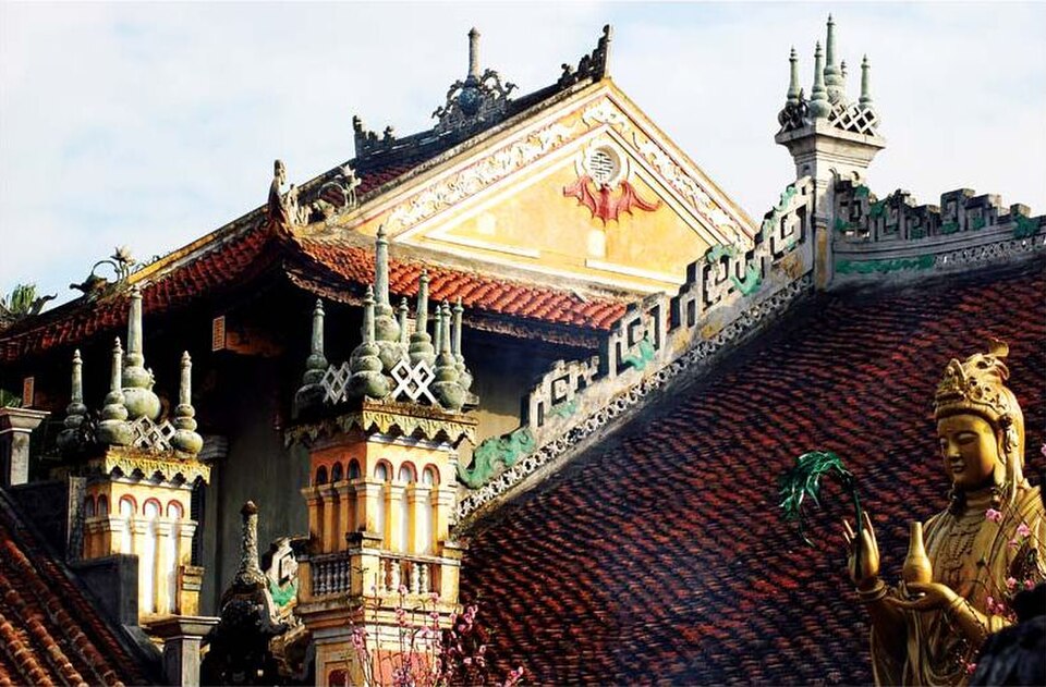 Architecture de la pagode Du Hang