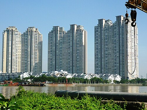 A housing project Saigon Pearl in Ho Chi Minh City