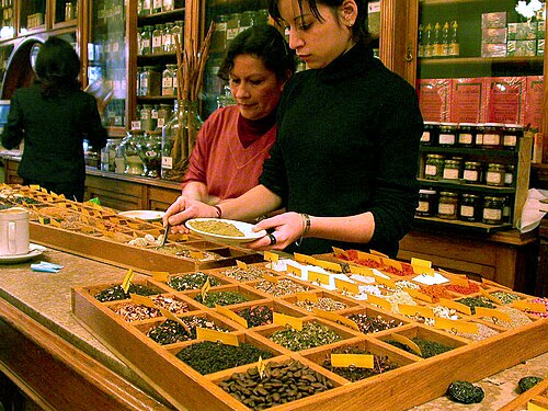Le café et magasin d'épices Gato Negro (Buenos Aires, Argentine)