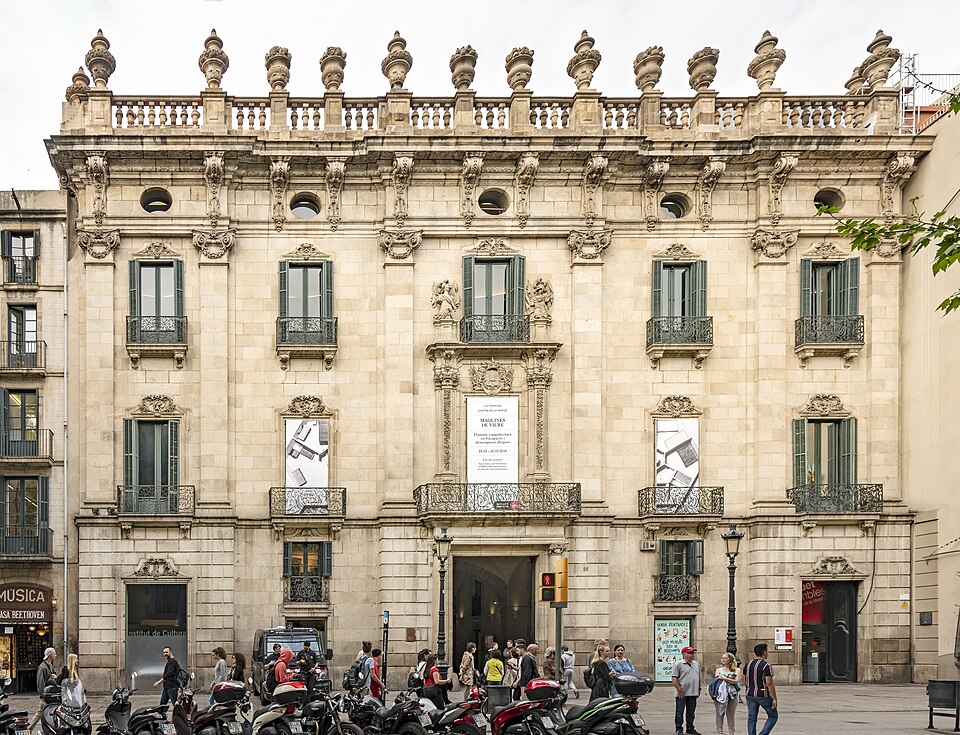 Palais Virreina à Barcelone, Catalogne, construit entre 1772 et 1778 par Josep Ausich