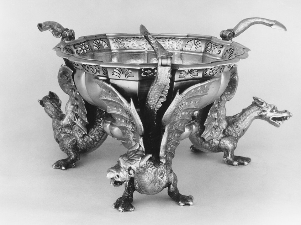 Brasier de l'orfèvre Charles Friedrich Kander (1735), Metropolitan Museum