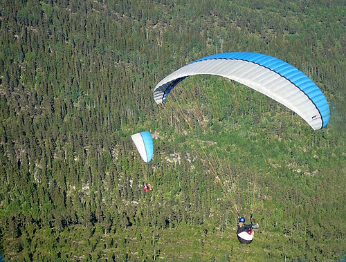 L'aile du Kite est une dérivation de l'aile à profil aérodynamique de Domina Jalbert.