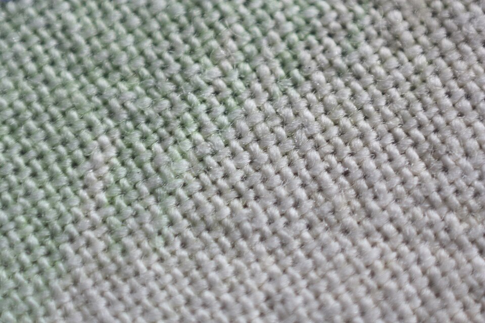 Vue agrandie d'un textile à armure toile ou tigré