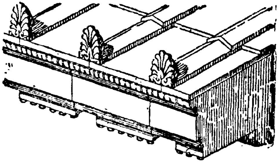 Antéfixes en position