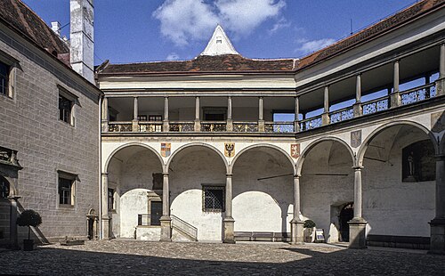 Château de Telč, première cour