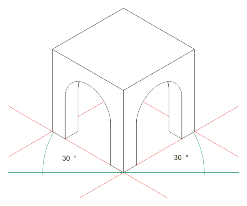 projection isométrique