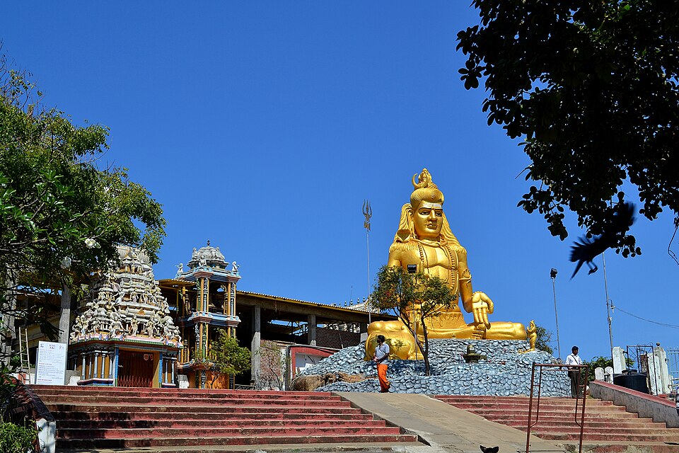 Temple Koneswaram, un temple tamoul Saivate à Tirukonamalai, Sri Lanka