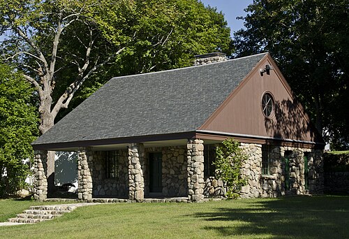 Station de pompage et complexe sportif WPA, Scituate, Massachusetts (1938)