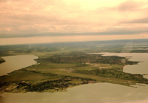Entebbe le long du lac Victoria