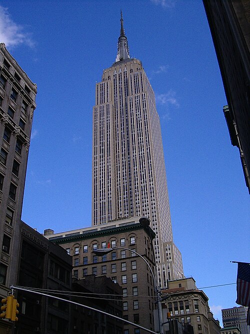 L'Empire State Building à New York