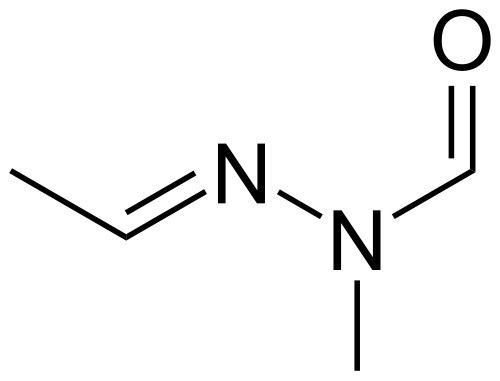 Gyromitrine (acétaldéhyde méthylformylhydrazone), une toxine