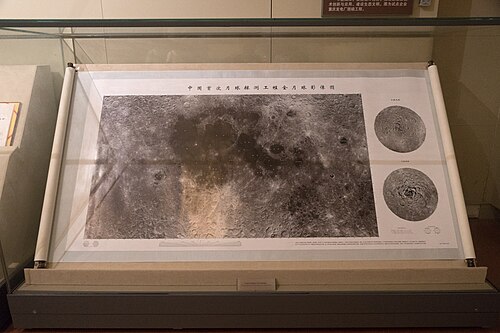 Carte de la Lune photographiée par Chang'e 1