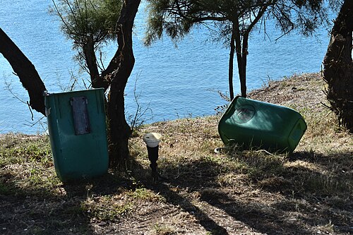 Conteneurs à déchets en Grèce