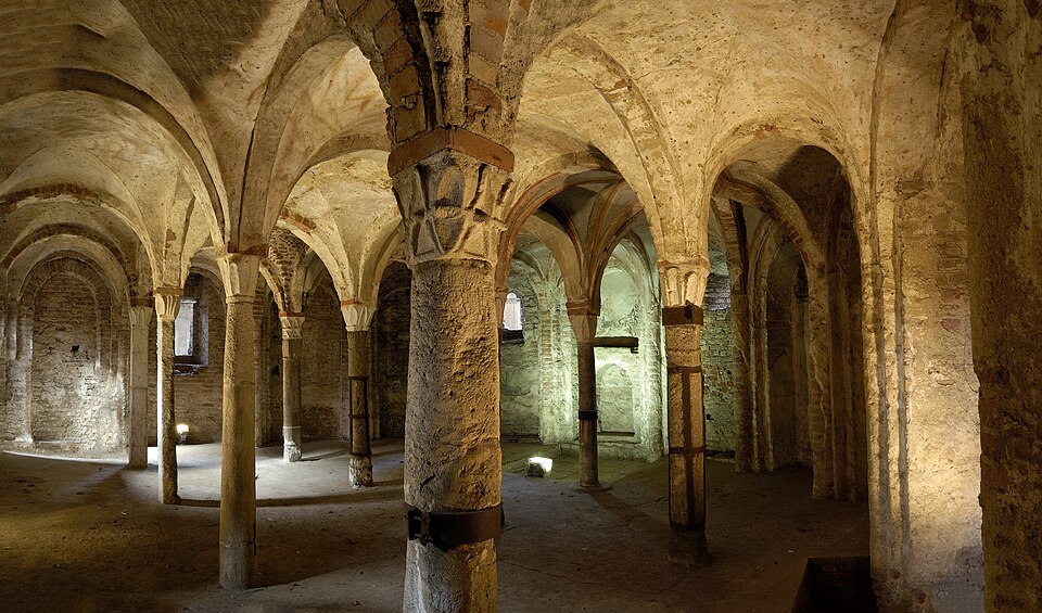 Crypte de Sant'Eusebio, Pavie.