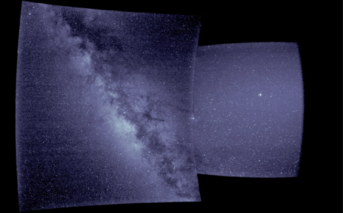 Première lumière du WISPR sur la sonde solaire Parker, septembre 2018