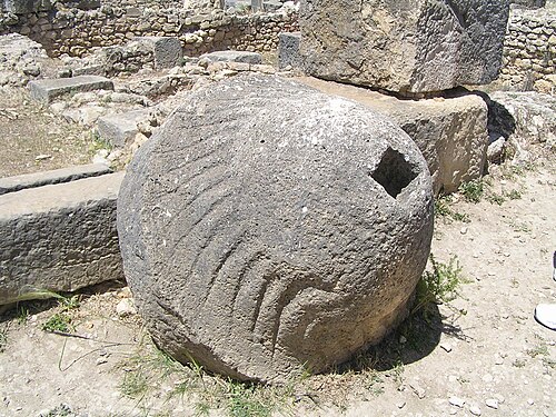 Roue géante à olives - Volubilis