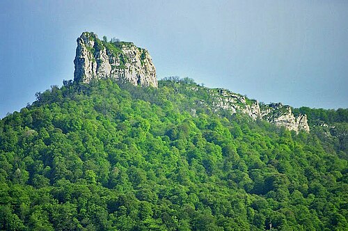 Qaxaç Qalası ou forteresse Kachaghakaberd, district de Khojali, Azerbaïdjan